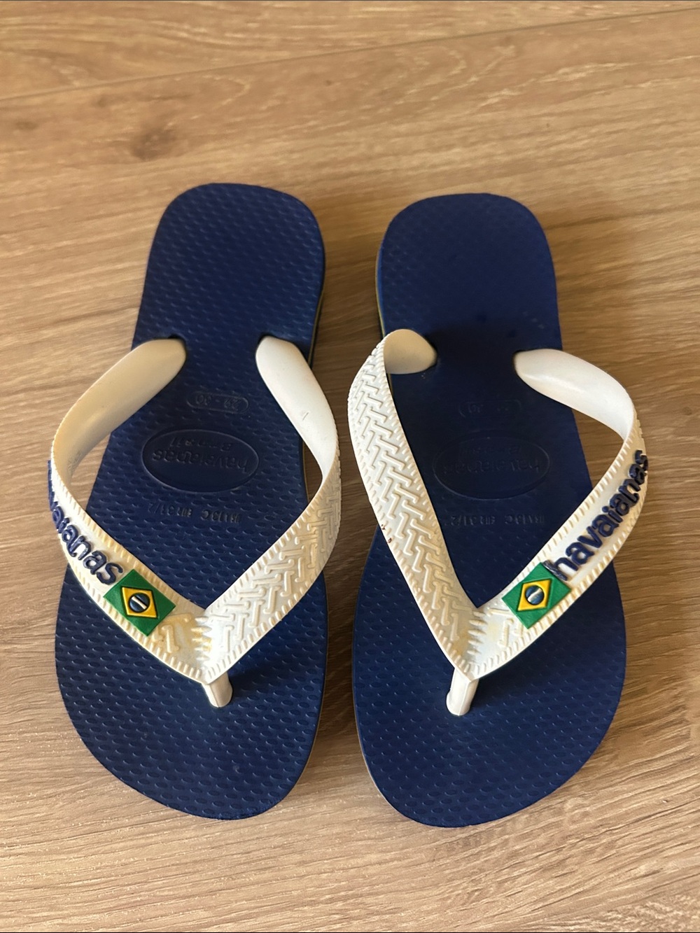 Havaianas Brazil Flip-Flop Kids, Sz. 13C, Like New.